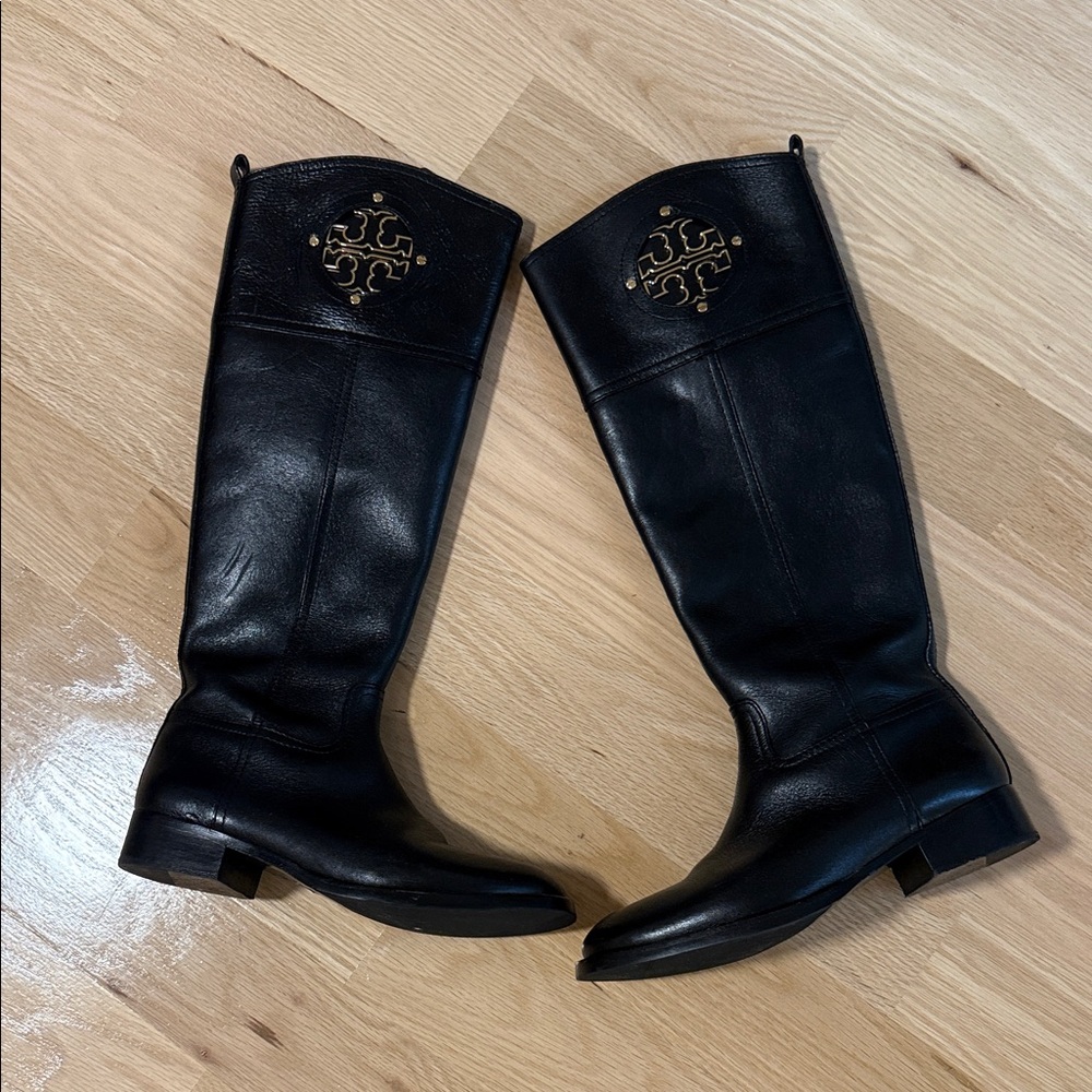 Tory Burch Black Heeled Boots